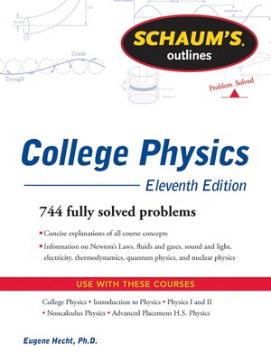 cover image of Schaum's Outline of College Physics